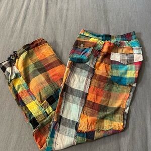 Colorful Patchwork Pants